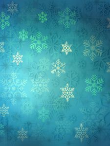 Preview wallpaper pattern, snowflakes, christmas, new year, holiday, blue