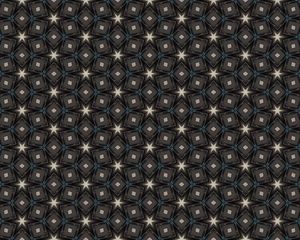 Preview wallpaper pattern, stars, rhombuses, squares, symmetrical