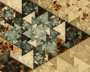 Preview wallpaper pattern, triangles, geometry, colorful, fractal