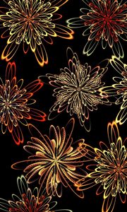 Preview wallpaper patterns, abstract, flowers