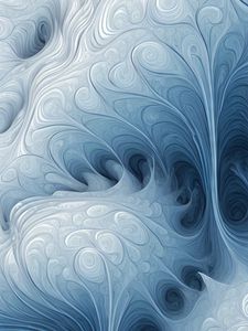 Preview wallpaper patterns, background, blue, abstraction, curves