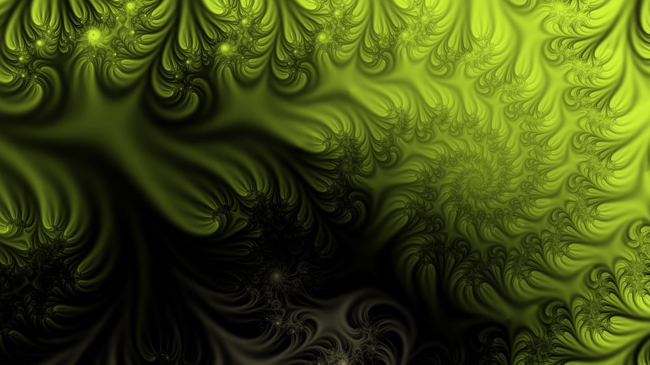 Wallpaper patterns, black, green