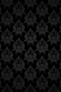 Preview wallpaper patterns, black, texture, decoration, retro