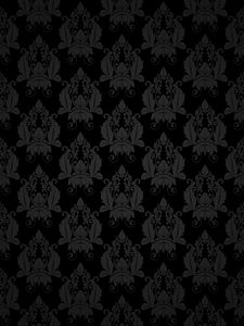 Preview wallpaper patterns, black, texture, decoration, retro