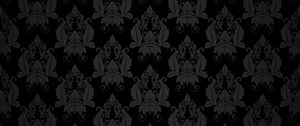 Preview wallpaper patterns, black, texture, decoration, retro