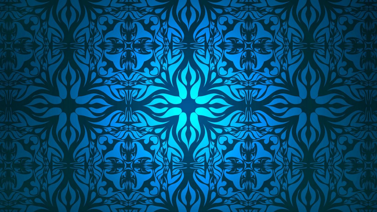 Wallpaper patterns, blue, white