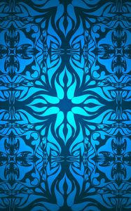 Preview wallpaper patterns, blue, white