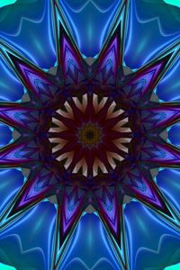 Preview wallpaper patterns, bright, stars, surface, kaleidoscope