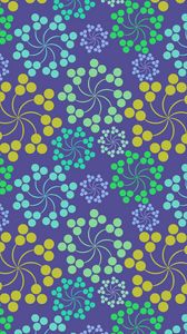 Preview wallpaper patterns, circles, twisted, multicolored