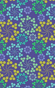 Preview wallpaper patterns, circles, twisted, multicolored