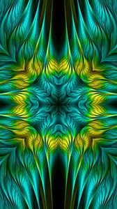 Preview wallpaper patterns, fractal, green