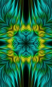 Preview wallpaper patterns, fractal, green