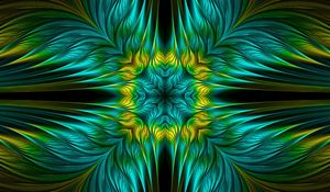 Preview wallpaper patterns, fractal, green