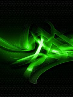 Download Black And Green Mobile Wallpaper