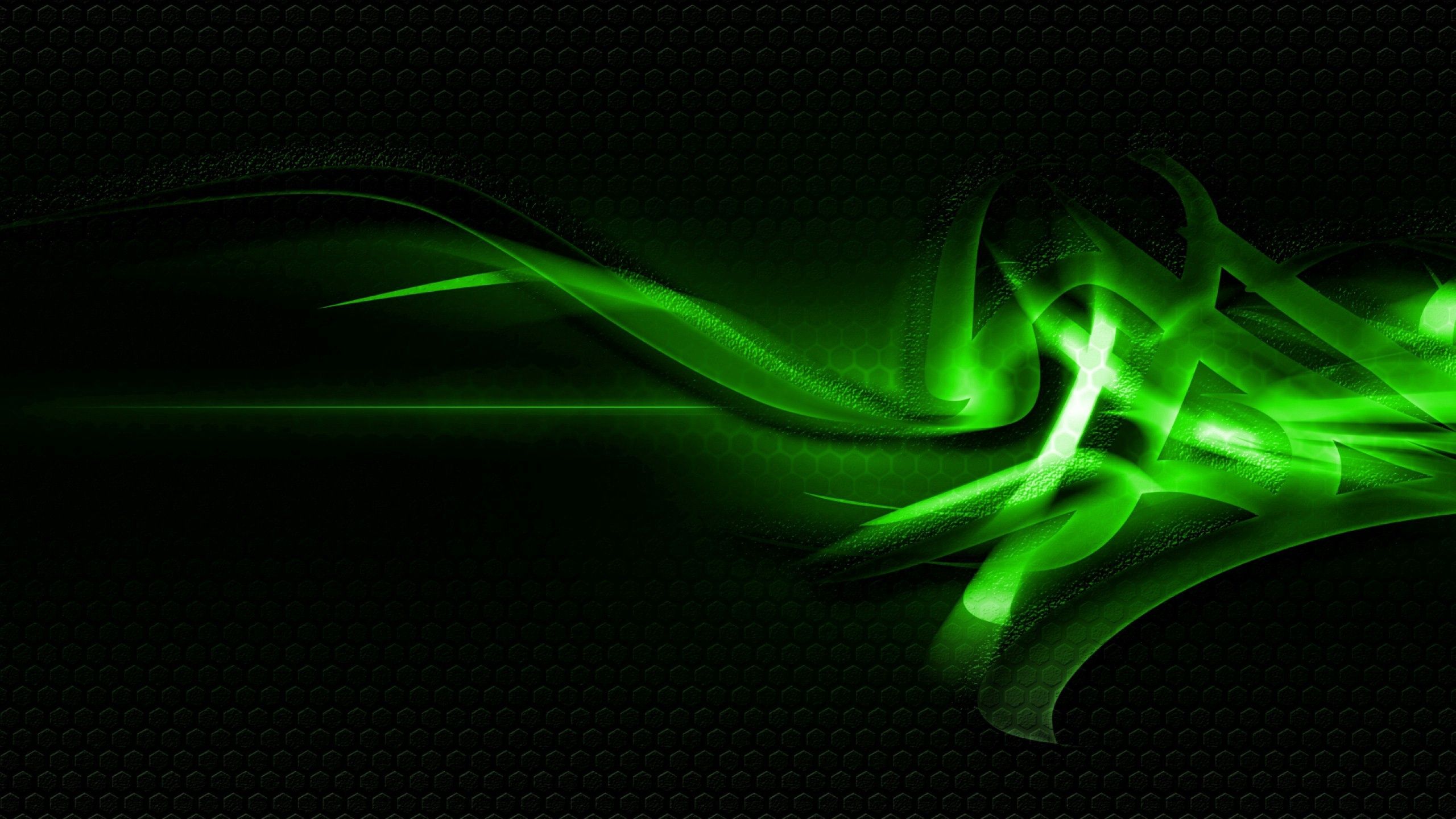 Download wallpaper 2560x1440 patterns, green, light, dark widescreen 16:9  hd background