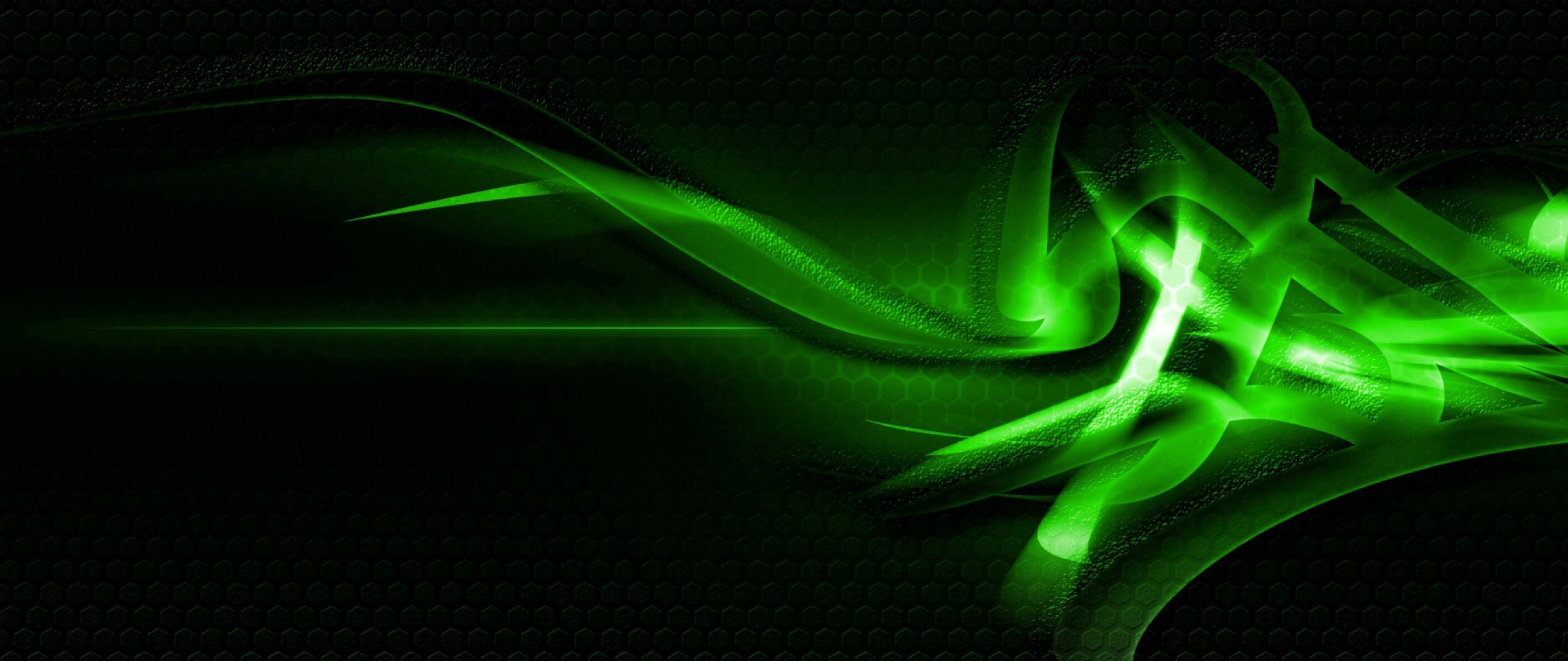 Download Wallpaper 2560x1080 Patterns Green Light Dark Dual Wide 1080p Hd Background