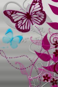 Preview wallpaper patterns, lines, butterflies, background