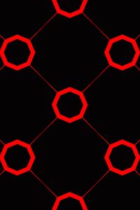 Preview wallpaper patterns, lines, circles, red, black