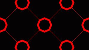 Preview wallpaper patterns, lines, circles, red, black