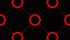 Preview wallpaper patterns, lines, circles, red, black