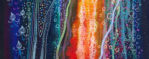 Preview wallpaper patterns, lines, spots, multicolored