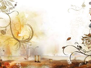 Preview wallpaper patterns, nature, style, fall, painting, imagination
