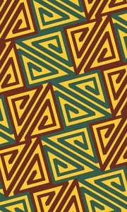 Preview wallpaper patterns, shape, yellow, brown, green