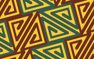 Preview wallpaper patterns, shape, yellow, brown, green