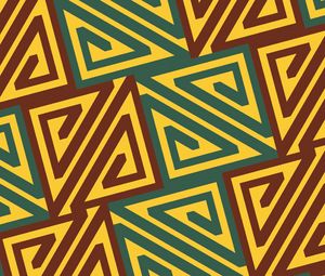 Preview wallpaper patterns, shape, yellow, brown, green