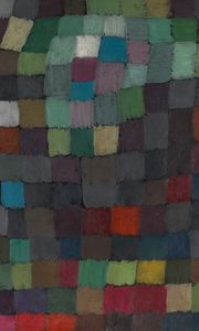 Preview wallpaper paul klee, ancient sound, oil, cardboard, abstraction