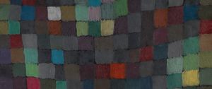 Preview wallpaper paul klee, ancient sound, oil, cardboard, abstraction