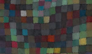 Preview wallpaper paul klee, ancient sound, oil, cardboard, abstraction