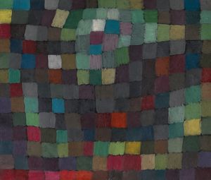 Preview wallpaper paul klee, ancient sound, oil, cardboard, abstraction