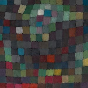 Preview wallpaper paul klee, ancient sound, oil, cardboard, abstraction