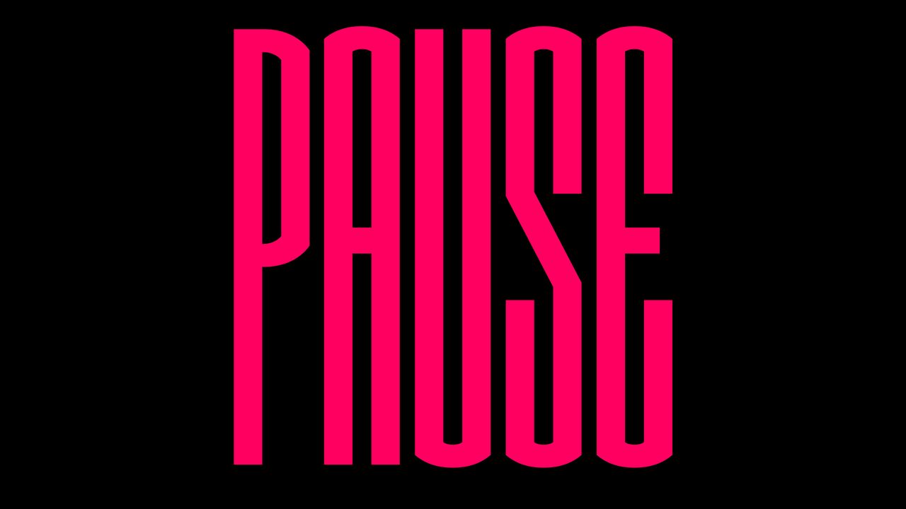 Wallpaper pause, text, word