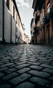 Preview wallpaper pavements, street, buildings, city