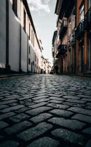 Preview wallpaper pavements, street, buildings, city