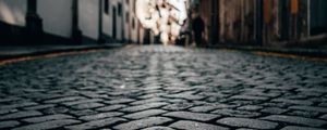 Preview wallpaper pavements, street, buildings, city