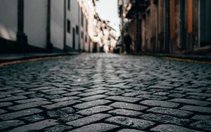 Preview wallpaper pavements, street, buildings, city