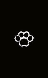 Preview wallpaper paw, footprint, art, vector