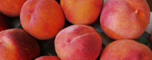 Preview wallpaper peaches, fruit, ripe