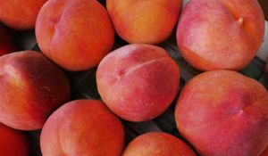 Preview wallpaper peaches, fruit, ripe