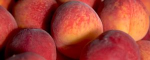 Preview wallpaper peaches, fruits, macro