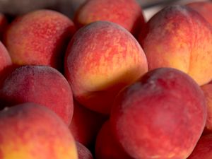 Preview wallpaper peaches, fruits, macro