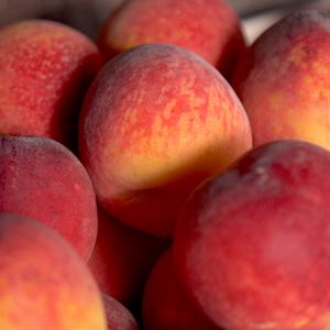 Preview wallpaper peaches, fruits, macro