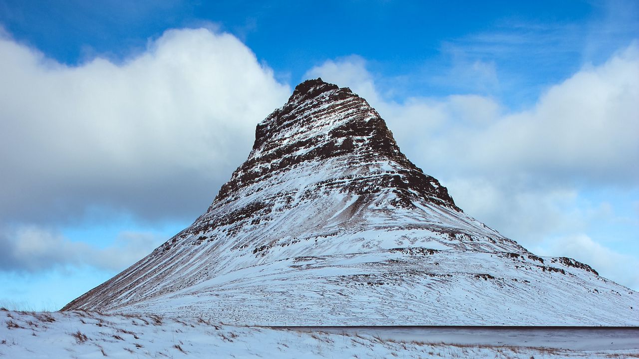 Wallpaper peak, mountain, snow, snowy, sky