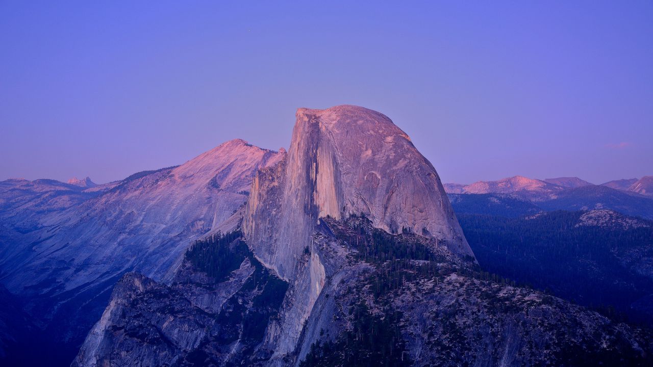 Wallpaper peak, rock, california, twilight, mountain