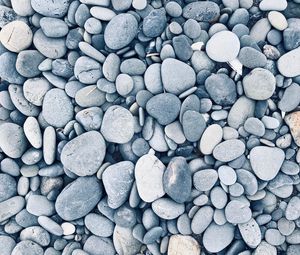 Preview wallpaper pebble, stones, marine, surface, shape, gray