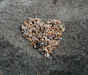 Preview wallpaper pebbles, heart, love, stone