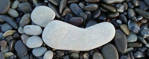 Preview wallpaper pebbles, stones, foot